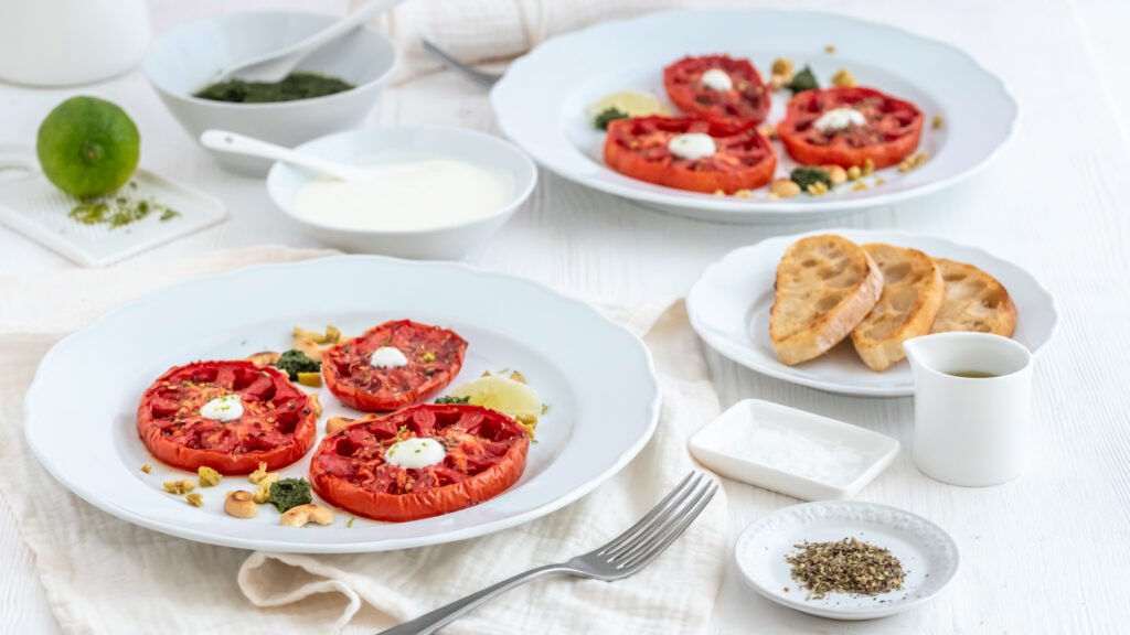 Karamellisierte Ochsenherztomaten-Rezept Rezepte-SilkesWelt.de