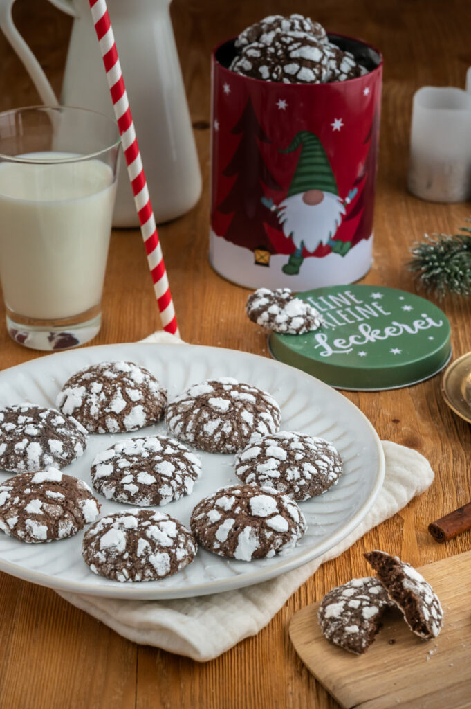 Chocolate Crinkle Cookies - saftig und weich Rezepte-SilkesWelt.de Chocolate Crinkle Cookies - saftig und weich Rezepte-SilkesWelt.de