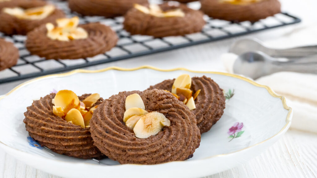 Schoko-Spritzgebäck wie bei Oma Rezepte-SilkesWelt.de
