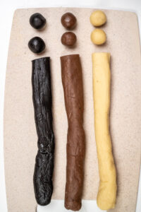 Schwarz-weiß-Gebäck nach Omas Art Rezepte-SilkesWelt.de Schwarz-Weiß Gebäck farben