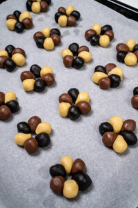 Schwarz-weiß-Gebäck nach Omas Art Rezepte-SilkesWelt.de Schwarz-weiß Gebäck Rohlinge selber machen