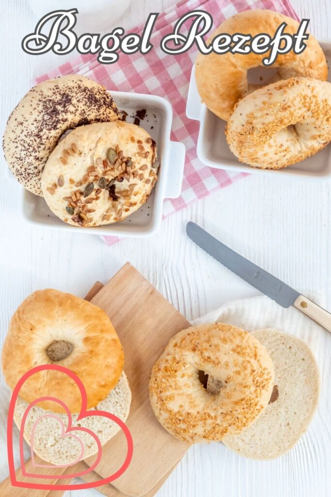 Bagel-Rezept - knusprig-fluffige Brotkringel Rezepte-SilkesWelt.de Rezept Bagel selbermachen, so gehts