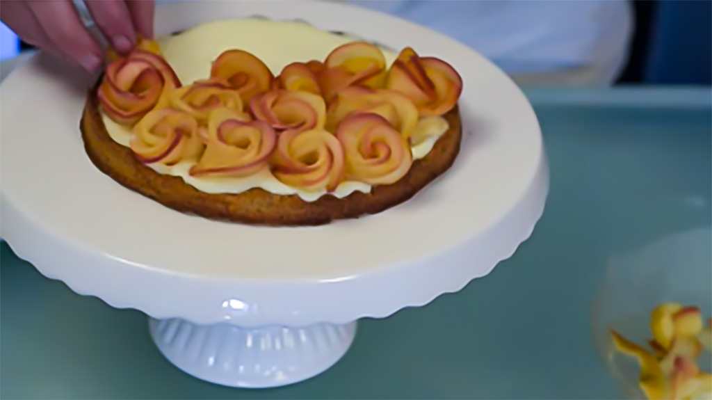 Apfelrosenkuchen – das perfekte Geschenk voller Liebe Rezepte-SilkesWelt.de