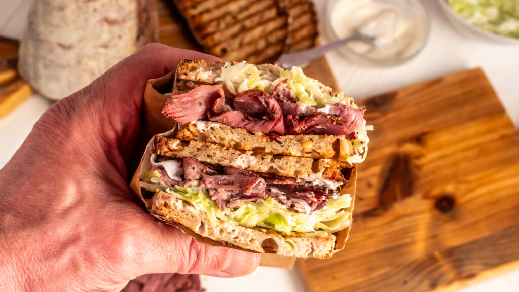 Schnelles Pastrami-Sandwich Rezept Rezepte-SilkesWelt.de