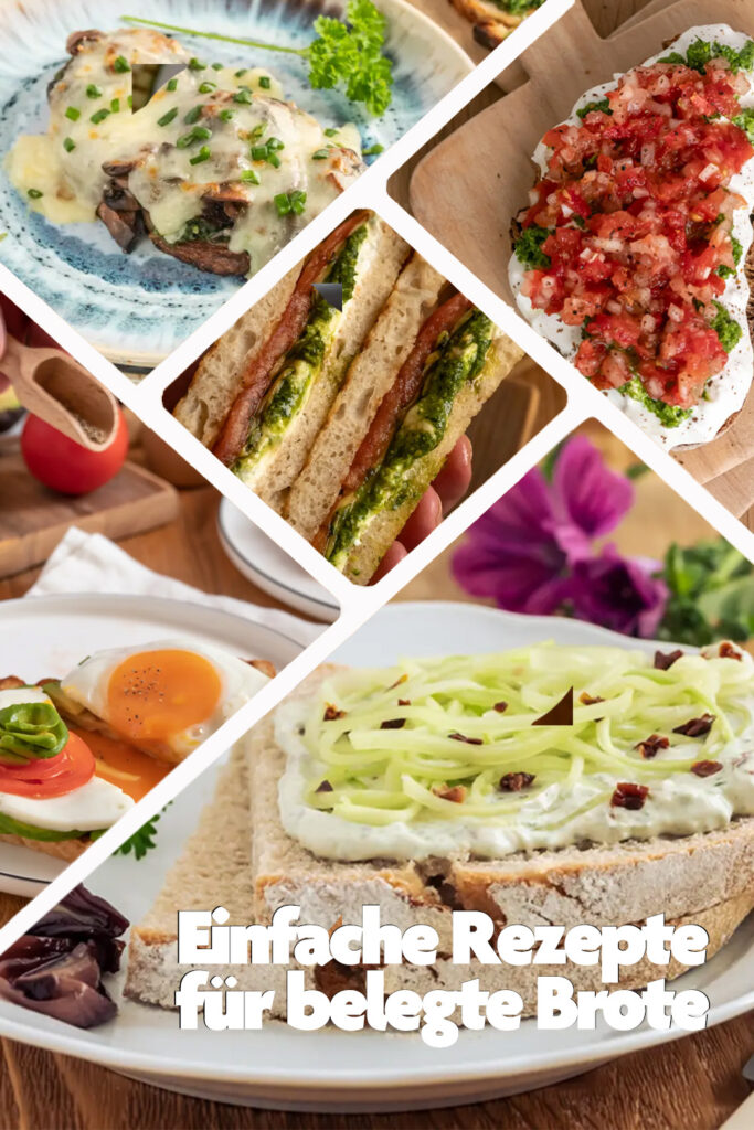 Einfache Rezepte für belegte Brote Rezepte-SilkesWelt.de