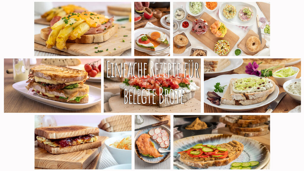 Einfache Rezepte für belegte Brote. Entdecke mein Sammlung auf Rezepte-SilkesWelt.de
