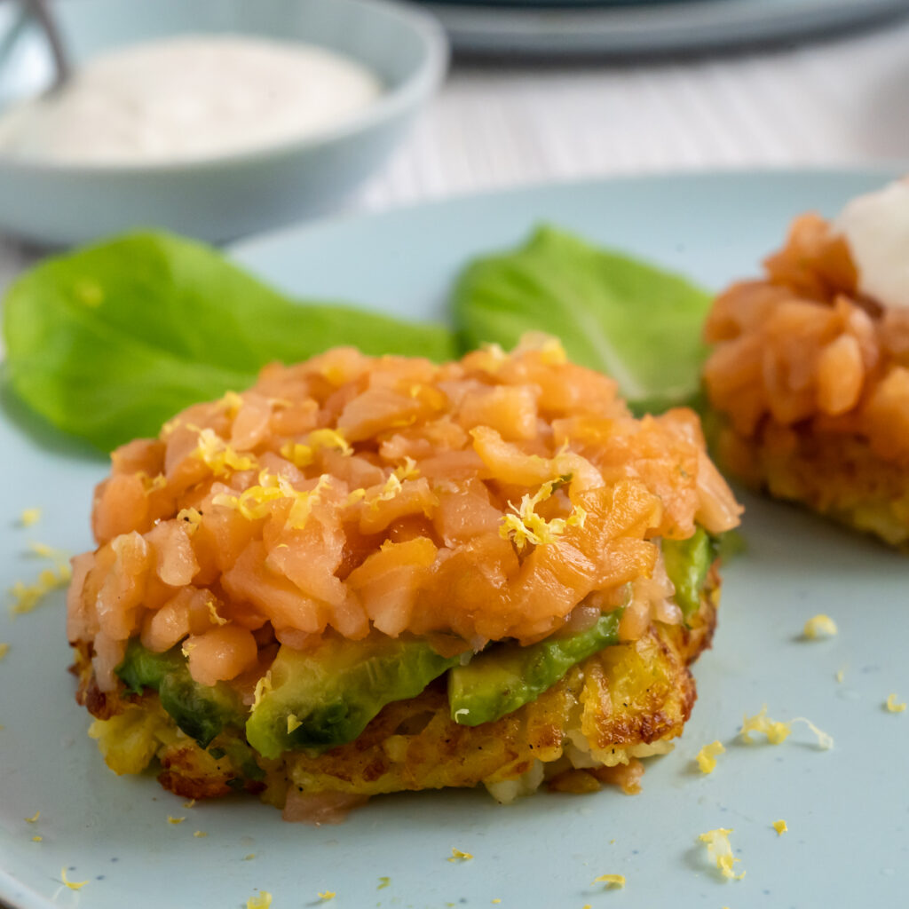 Einfache Rösti mit Lachs selbst machen Rezepte-SilkesWelt.de Einfache Rösti mit Lachs selbst machen Rezepte-SilkesWelt.de