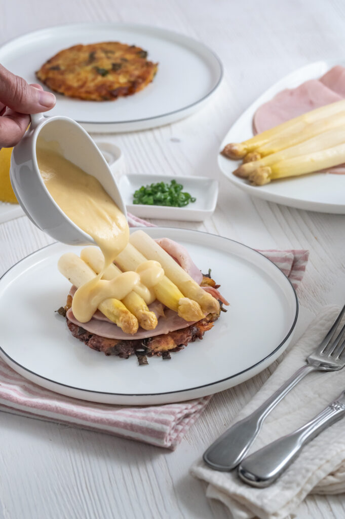 Rösti mit Spargel - Snack Rezept Rezepte-SilkesWelt.de Rösti mit Spargel - Snack Rezept Rezepte-SilkesWelt.de