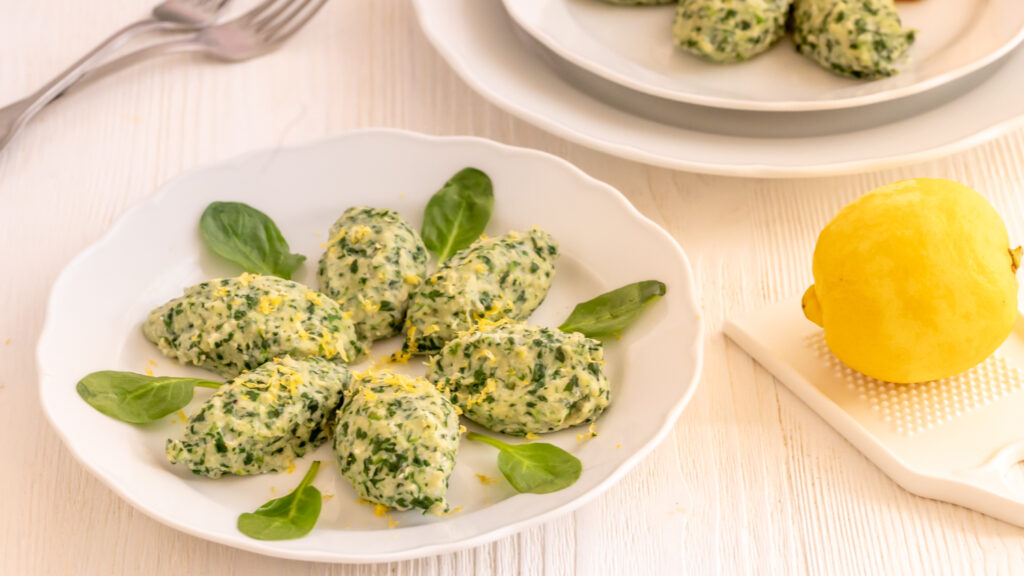 Einfaches Rezept für Spinat-Ricotta-Nocken Rezepte-SilkesWelt.de
