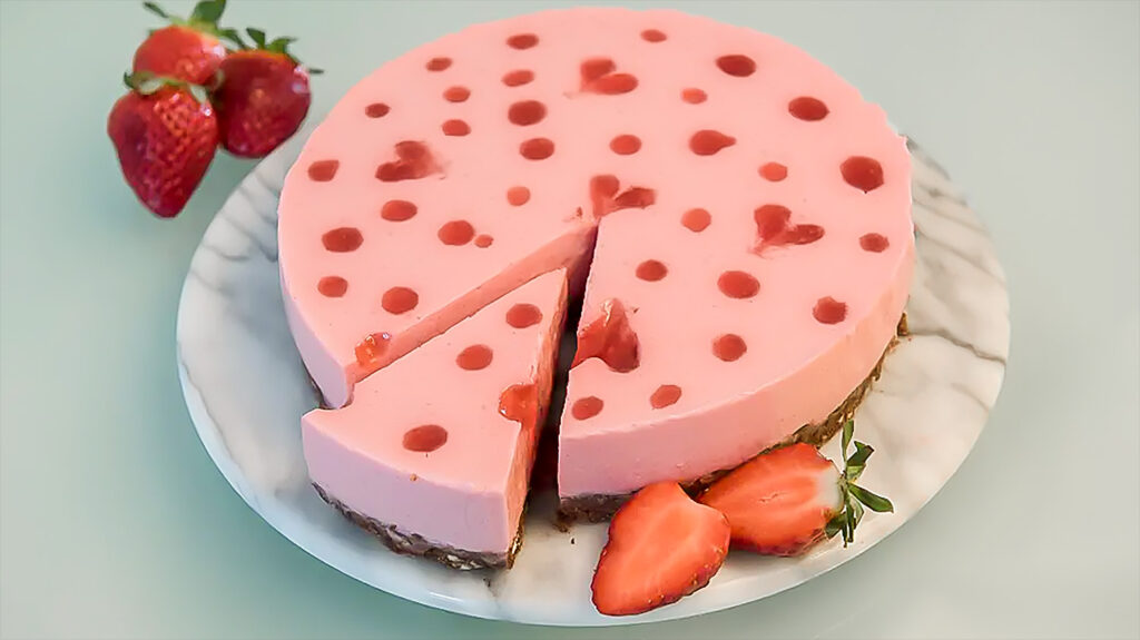No bake - Erdbeer-Joghurt-Kuchen. Entdecke mein Rezept auf Rezepte-SilkesWelt.de