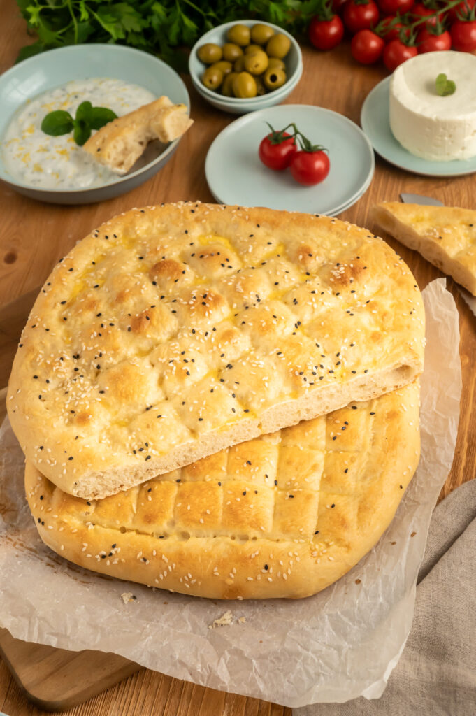Türkisches Fladenbrot, so einfach und schnell Rezepte-SilkesWelt.de