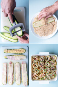 Basisrezept für Zucchiniröllchen im Backofen Rezepte-SilkesWelt.de Basisrezept für Zucchiniröllchen im Backofen Rezepte-SilkesWelt.de