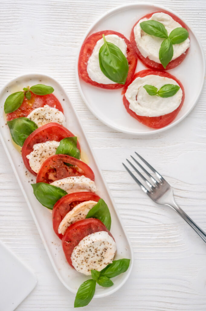 Einfaches Rezept mit wertvollen Tipps fr Caprese, auf Rezepte-SilkesWelt.de