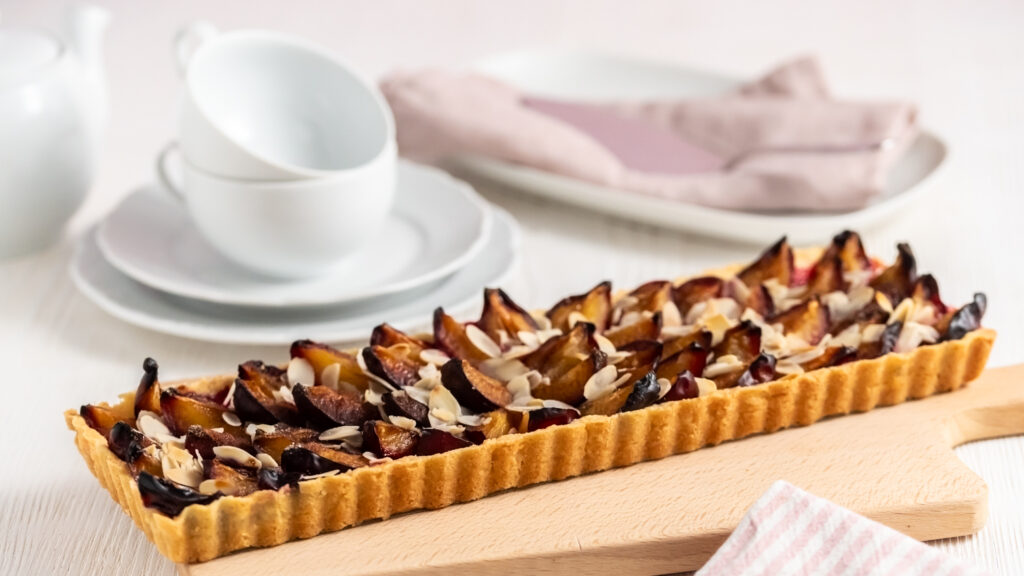 Klassische französische Zwetschgentarte Rezepte-SilkesWelt.de