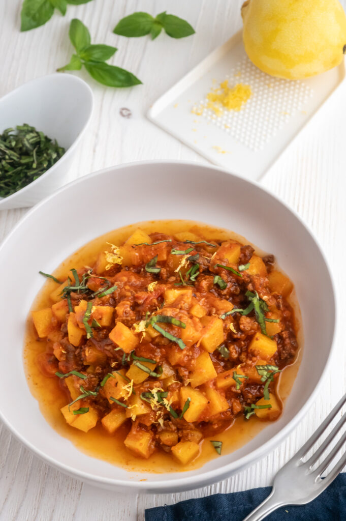 Ein Gericht aus der schnellen Küche- Kartoffel-One-Pot. entdecke meiN Rezept auf Rezepte-SilkesWelt.de.