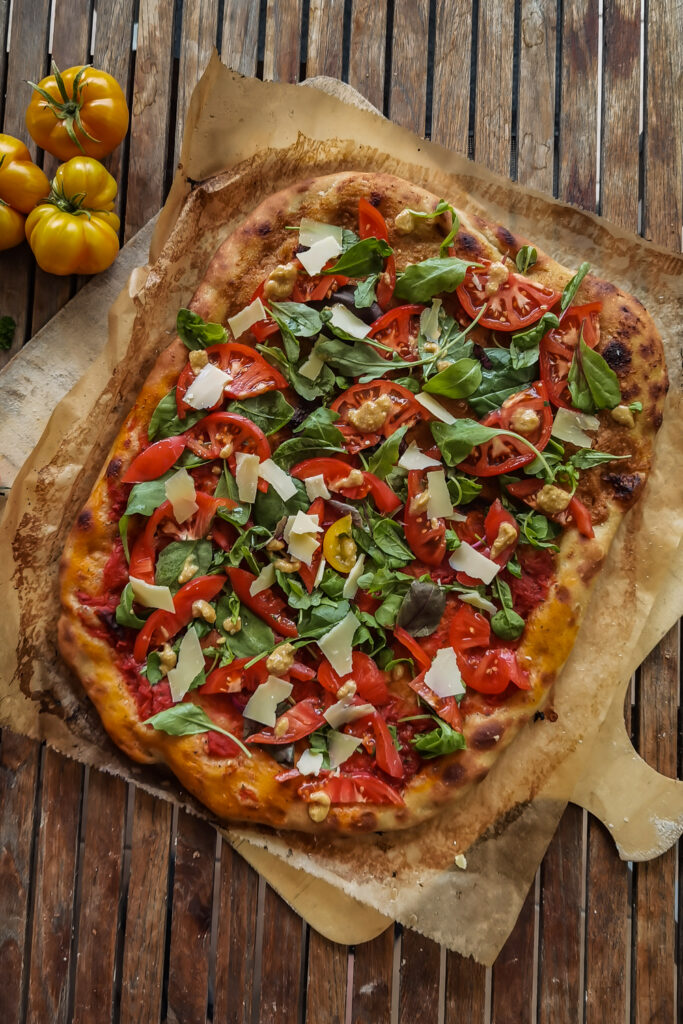 Einfaches Pizzateig-Grundrezept mit Dinkelmehl Rezepte-SilkesWelt.de Pizzateig-Grundrezept mit Dinkelmehl und Übernachtgare