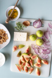 Flammkuchen mit Feigen und Feta– einfach und schnell Rezepte-SilkesWelt.de