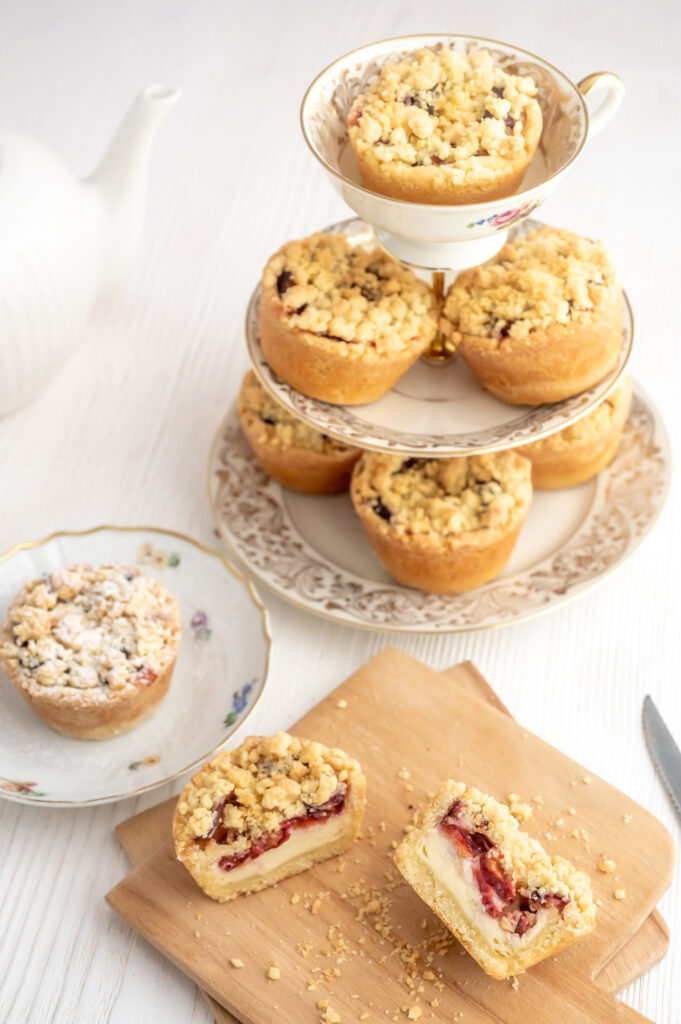 Einfache Zwetschgen-Käsekuchen Muffins Rezepte-SilkesWelt.de Einfache Zwetschgen-Käsekuchen Muffin Rezept, Blitzrezept