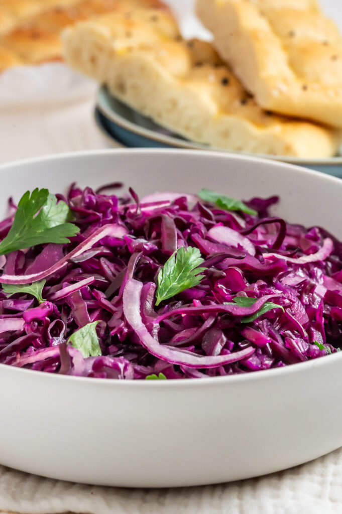 Zarter Rotkohlsalat ohne kochen Rezepte-SilkesWelt.de